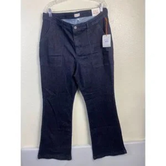 Knox Rose Denim - Knox Rose Women’s Jeans Plus Sz 18 The Anywhere Flare Pant High Rise 18W/32” NWT
